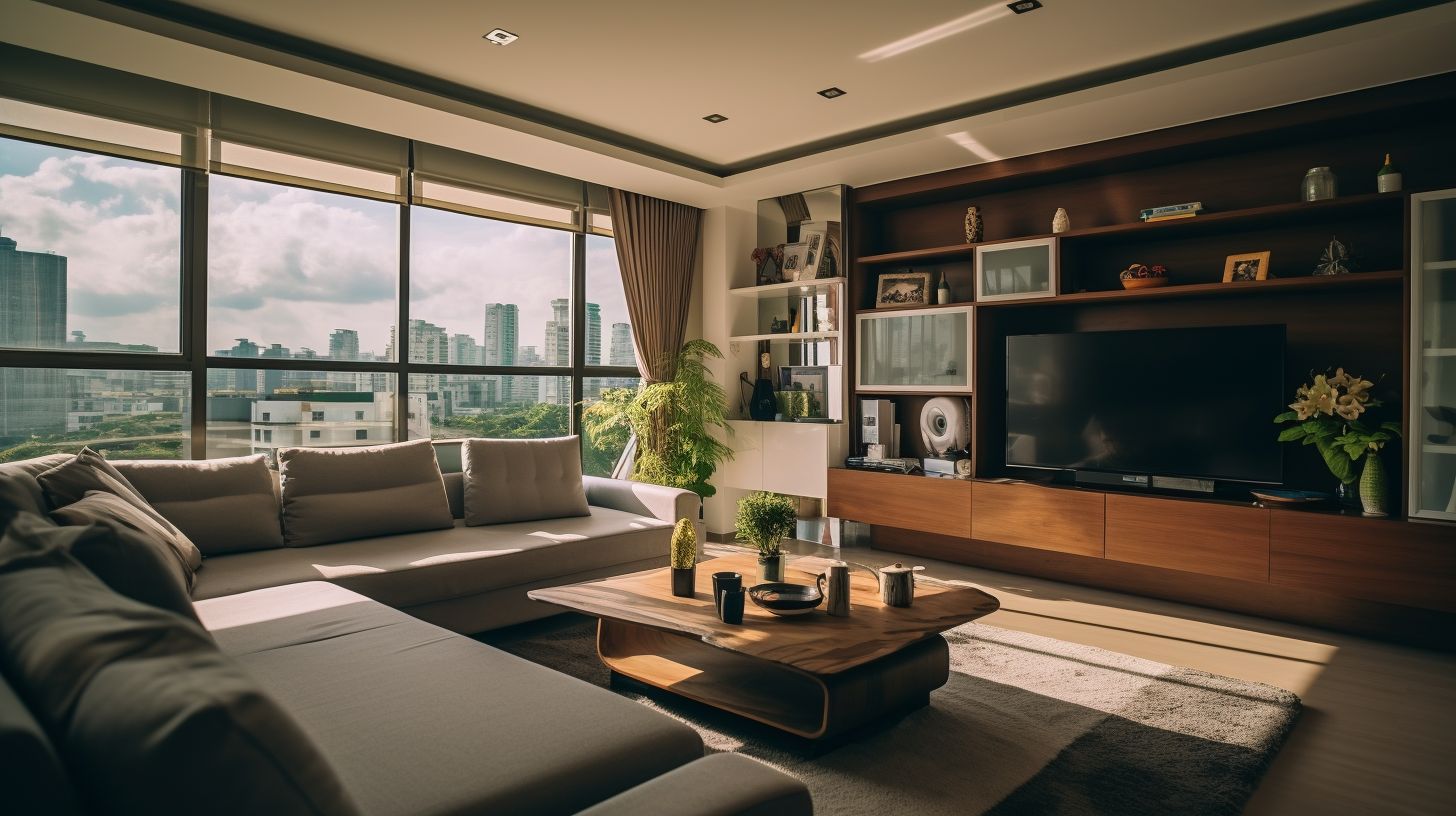 A modern and stylish condo interior in Cebu City.